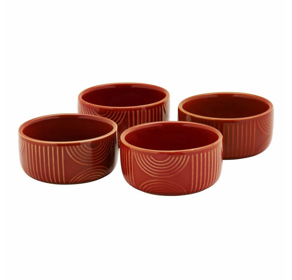 Maxwell & Williams Auflaufform Arc 4-tlg. Terracotta, 8.5 x 4 cm, Keramik, (4-St) von Maxwell & Williams