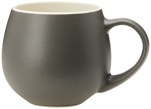 Maxwell & Williams Becher, Tasse Basics Tint SNUG dunkelgrau 450ml Porzellan von Maxwell & Williams