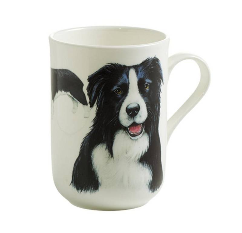 Maxwell & Williams Becher Pets Dog Border Collie 350 ml, Porzellan von Maxwell & Williams