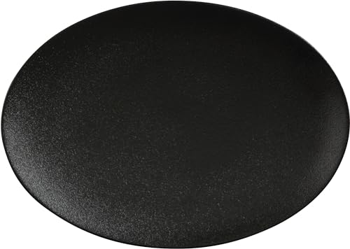 Maxwell & Williams Caviar Auflaufform HY0018, Steingut, Schwarz, 29 x 25cm vom Ofen auf den Tisch Bräter, Ideal für Kuchen, Nudelaufläufe und Braten von Maxwell & Williams