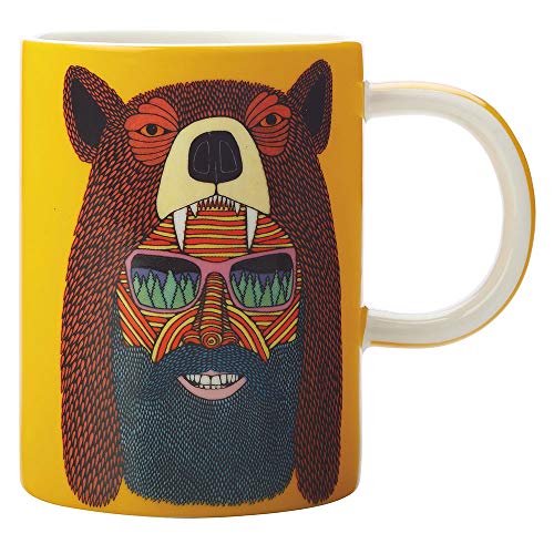 Maxwell & Williams DX0705 Mulga Becher aus Porzellan, Mehrfarbig, 450 ml von Maxwell & Williams