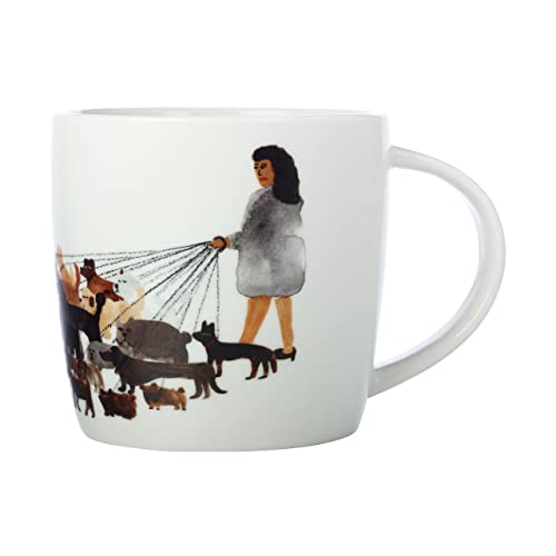 Maxwell & Williams DX1068 Kaffee-Tasse 400 ml – Serie Best Furry Friends – Porzellan mit Hundeschar bunt, in Geschenkbox von Maxwell & Williams
