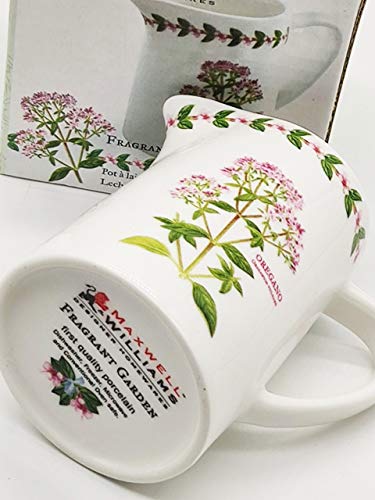 Maxwell & Williams FG88042 Fragrant Garden Milchkrug 200 ml Oregano, in Geschenkbox von Maxwell & Williams