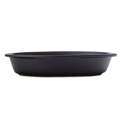 Maxwell & Williams HY0019 Auflaufform oval, 1100 ml – Caviar Black – 28x15,5x5,5 cm Schwarz matt – Keramik, Geschenkbox von Maxwell & Williams