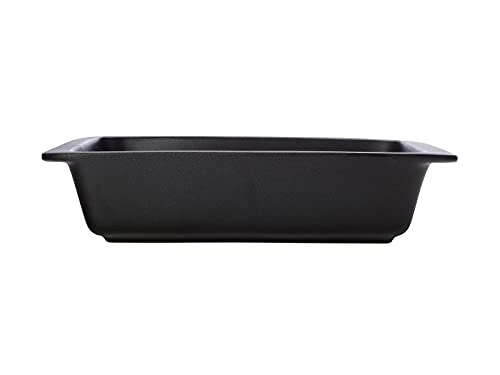 Maxwell & Williams HY0021 Auflaufform oval, 2000 ml – Caviar Black – 31x19,5x6,5 cm, Schwarz matt – Keramik, Geschenkbox von Maxwell & Williams