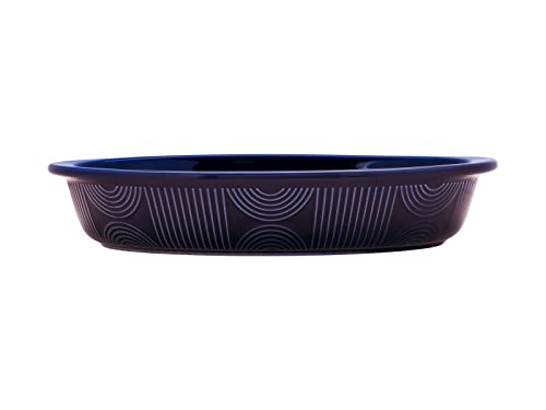 Maxwell & Williams HY0130 Auflaufform oval – Serie Arc – 31,5 x 21,5 x 6,5 cm Indigoblau – Keramik in Geschenkbox von Maxwell & Williams