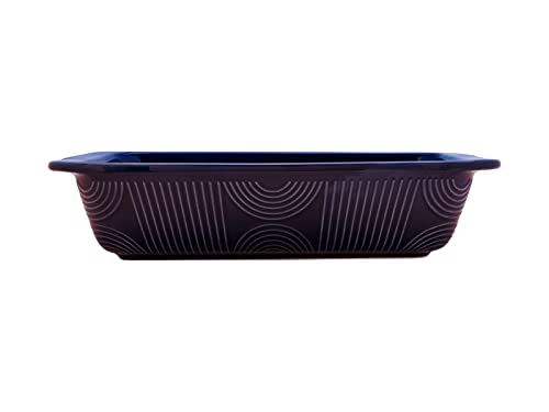 Maxwell & Williams HY0134 Auflaufform eckig – Serie Arc – 30,5 x 23 x 8 cm Indigoblau – Keramik in Geschenkbox von Maxwell & Williams
