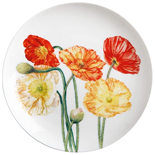 Maxwell & Williams JY0045 Teller rund Ø 20 cm – Serie Floriade – Bone China Porzellan Weiß glatt – in Geschenkbox, Mohn Maxwell & Williams JY0045 Teller rund Ø 20 cm – Serie Floriade – Bone China Porzellan Weiß glatt – in Geschenkbox, Mohn von Maxwell & Williams