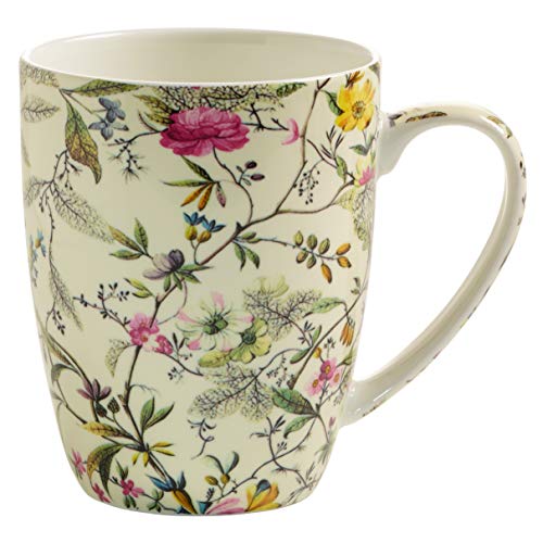 Maxwell & Williams WK03400 Tasse 400 ml – Kilburn – Bone China Porzellan Glanz bunt, Geschenkbox, Summer Blossom von Maxwell & Williams