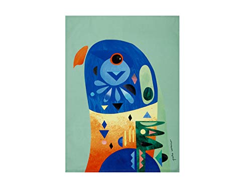 Maxwell & Williams Pete Cromer Vogel Geschirrtuch GX0026, Kookaburra Design, 100% Baumwolle, 70 x 50 cm, Küchentuch Waschmaschinenfähig von Maxwell & Williams