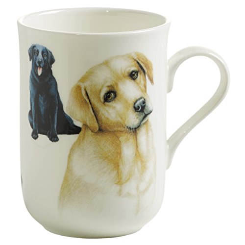 Maxwell & Williams PB0700 Pets Becher Labrador Hund, Geschenkbox, Porzellan, braun/weiß von Maxwell & Williams