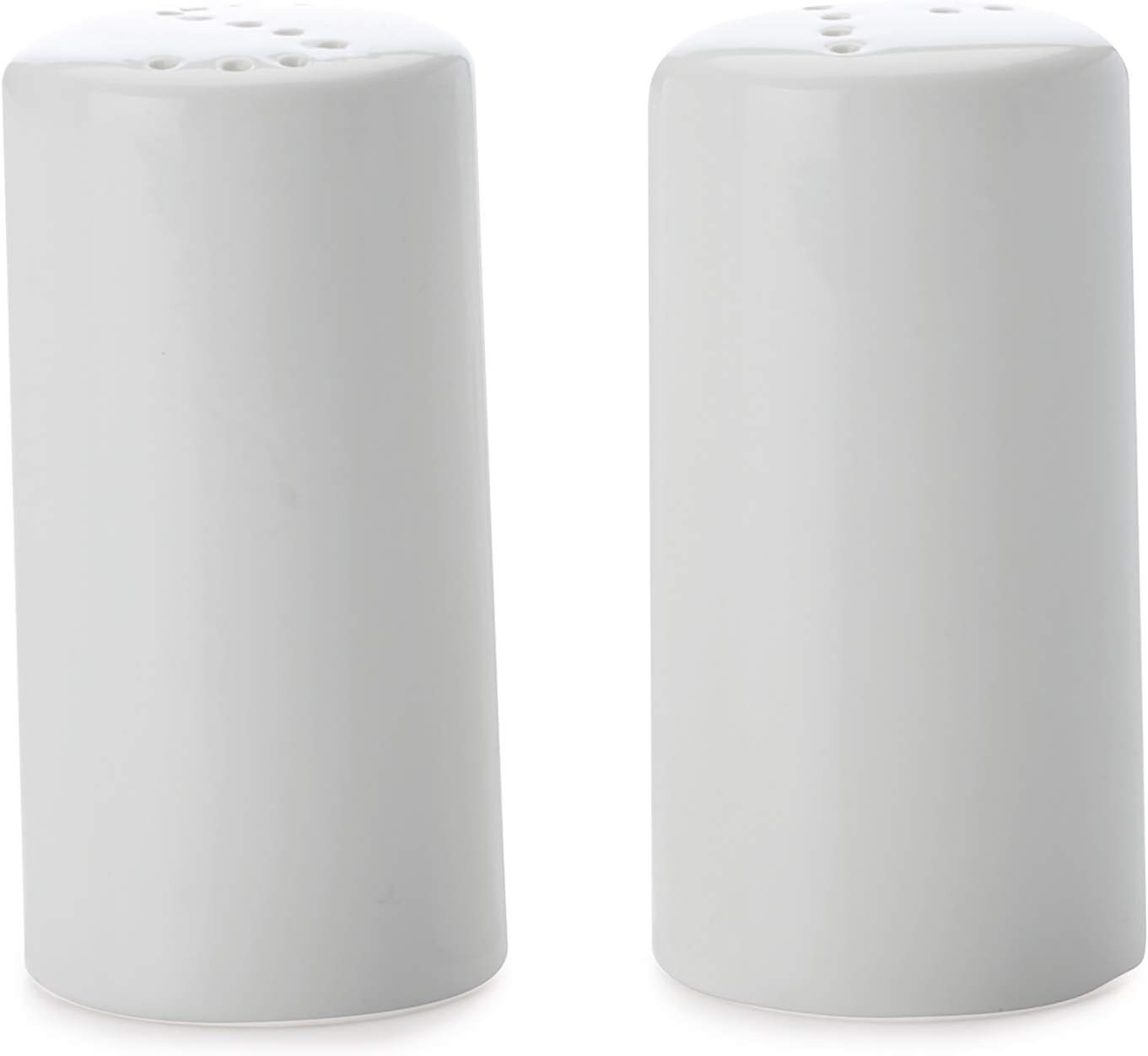 Maxwell & Williams Salz- / Pfefferstreuer Maxwell & Williams Salz- und Pfefferstreuer Cylinder, (2-tlg), weiß, puristisches Design in zylindrischer Form (2er Set) von Maxwell & Williams
