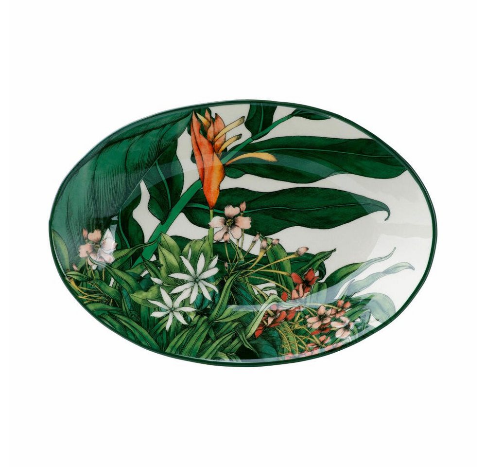 Maxwell & Williams Servierschale Night Garden oval, 25 x 17 cm, Keramik von Maxwell & Williams