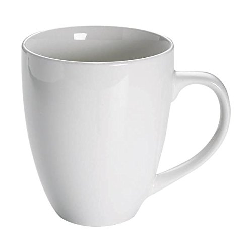 Maxwell & Williams XL Becher Coupe groß White Basics Round 450ml weiß Porzellan von Maxwell & Williams