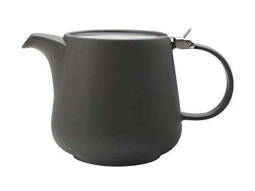 TINT Teekanne 1200 ml, Dunkelgrau, Keramik/Edelstahl / Maxwell & Williams von Maxwell & Williams