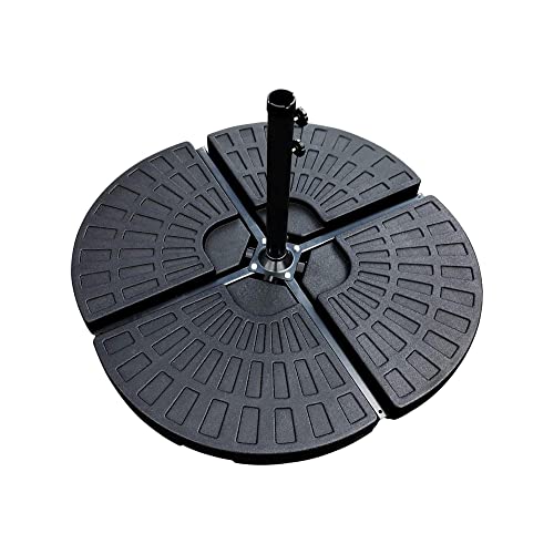 MaxxGarden Sonnenschirmständer - Schirmständer Sonnenschirm Zum Befüllen mit Sand oder Wasser - Balkon - Befüllbar - 50x50x7.5cm bis 60kg von MaxxGarden