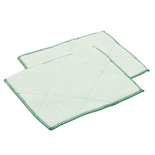 MaxxGoods Bambus Premium 2X Vorreinigungstücher 25x21cm, aus Mikro & Bambusfasern - für groben & feinen Schmutz & für alle Oberflächen geeignet - Reinigungstücher Bambus - Putztücher für Küche & Bad von MaxxGoods