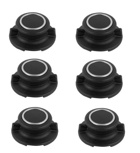 Deckelknopf 6 er Set mit Entlüftung bis 260° C hitzebeständig von MaxxGoods