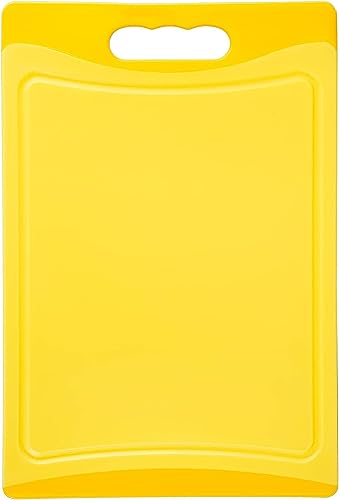 MaxxGoods Schneidbrett antibakteriell 43 x 30 x 1cm (gelb) von MaxxGoods