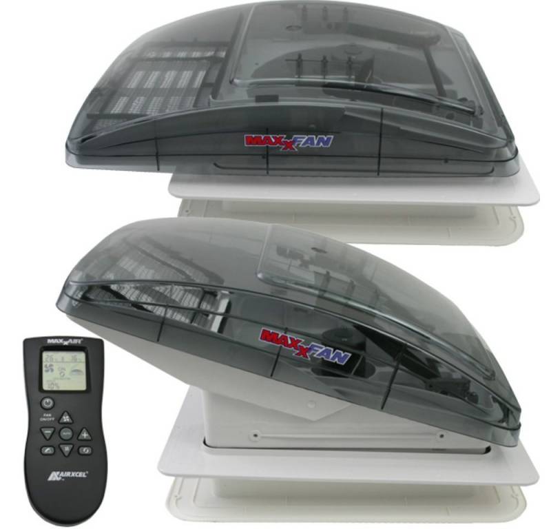 Maxxair Dachfenster MAXXFAN Deluxe getönte Klarglas Dachluke Dachfenster mit Ventilator Maxxair Dachfenster MAXXFAN Deluxe getönte Klarglas Dachluke Dachfenster mit Ventilator von Maxxair