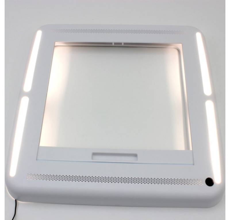 Maxxair Dachfenster MAXXFAN MAXXSHADE Plus Innenrahmen mit Rollo und LED Beleuchtung von Maxxair