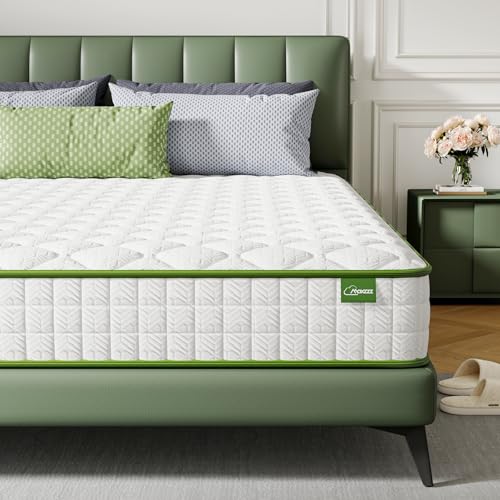 Maxzzz Doppelbett-Matratze, Polyester, Grün, 135 x 190 x 14 cm von Maxzzz