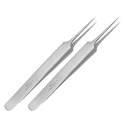 May - 2 x Splitterpinzette - Notfall-Pinzette - feines Modell - spitz - Edelstahl May - 2 x Splitterpinzette - Notfall-Pinzette - feines Modell - spitz - Edelstahl von May