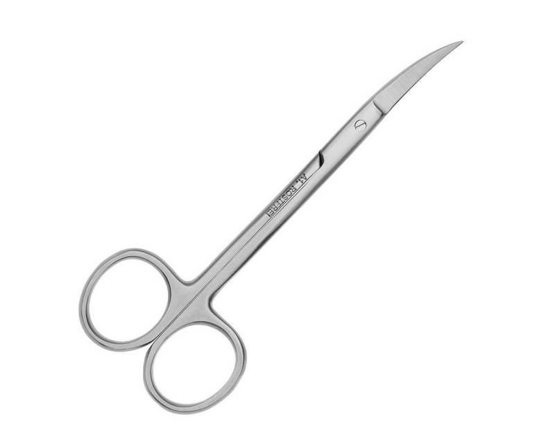 May Bastelscheren Feine Fadenschere, Stickschere, Nähschere mit sichelförmiger von May