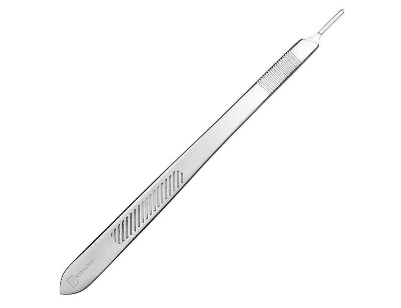 May Cuttermesser Skalpellhalter 21 cm lang mit flachem Handgriff Figur Nr 3 von May