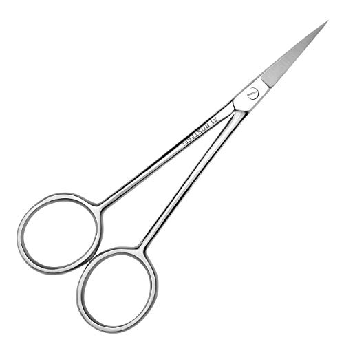 May - Feine Schere - 11,5 cm - gebogene Schneide - Edelstahl von May