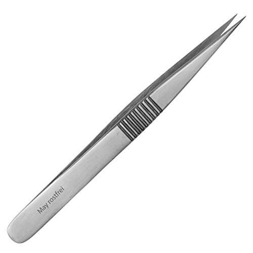 May - Technische Pinzette spitz - Modellbau Pinzette - Uhrmacherpinzette - Elektriker Pinzette - Feinmechaniker Pinzette - Edelstahl May - Technische Pinzette spitz - Modellbau Pinzette - Uhrmacherpinzette - Elektriker Pinzette - Feinmechaniker Pinzette - Edelstahl von May