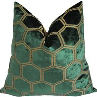 Designers Guild - Manipur Azurblau Luxus Samtkissenbezug Dekokissen Designer Home Decor von MayEvelyneInteriors