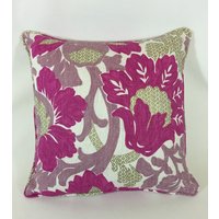 Designers Guild - Santuzza Pinks Und Weiß Luxus Selbstpaspelierter Kissenbezug Dekokissen Designer Home Decor von MayEvelyneInteriors