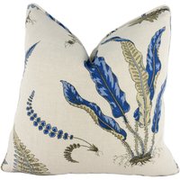 Gp & J Baker - Farne Indigo/Weiß Atemberaubender Designer Kissenbezug Home Deco Deko Kissen von MayEvelyneInteriors