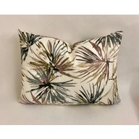 Harlekin - Aucuba Heidekraut/Schiefer Atemberaubender Bestickter Kissenbezug Dekokissen Designer Home Decor von MayEvelyneInteriors