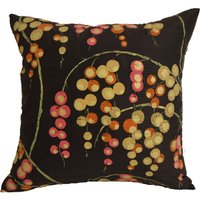 Harlekin - Iola Fuchsia/Tangerine Schokolade Gold Atemberaubender Metallic Seide Kissenbezug Dekokissen Designer Home Decor von MayEvelyneInteriors
