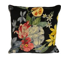 Jane Churchill - Ipanema Velvet Anthrazit Wunderschöner Kissenbezug Home Decor Kissen Werfen von MayEvelyneInteriors