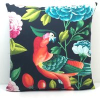 Manuel Canovas - Serendip Nuit Bunt Blumen Designer Kissenbezug Handgemachter Dekokissen Wohndekor von MayEvelyneInteriors