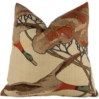 Mulberry - Flying Ducks Stone/Brown Designer Kissenbezug Home Deko Dekokissen von MayEvelyneInteriors