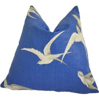 Sanderson - Schwalben Navy Limited Edition Kissenbezug Dekokissen Designer Home Decor von MayEvelyneInteriors