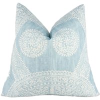 Thibaut - Stonington Spa Blue Kissenbezug Kissenwurf Atemberaubende Wohnkultur von MayEvelyneInteriors