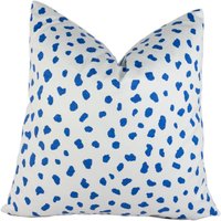 Thibaut - Tansania Blau Atemberaubender Designer Kissenbezug Home Deco Deko Kissen von MayEvelyneInteriors