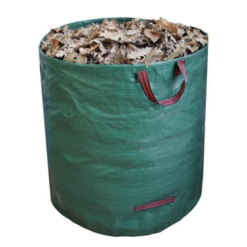 MAYA® 1 x Gartensack für Blätter und Äste, Garten, groß, robust, freistehend, mit Tragegriffen, Fassungsvermögen 272 Liter (1) von Maya Home & Garden