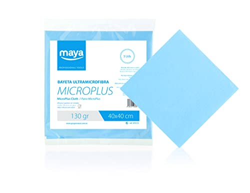 Maya Professional Tools 07015-AZ Profi-Glasreinigungstücher (5 er-Pack) von Maya