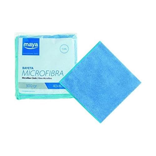 Maya Professional Tools 07019-AZ Profi-Reinigungstücher, Mikrofaser, 300 g (5 er-Pack) von Maya