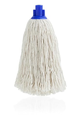Maya Professional Tools 08055 Wischmopp, Baumwolle, 250 g, Weiß von Maya