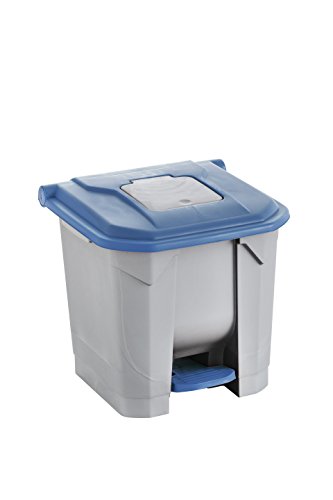 Maya Professional Tools 09104 Papierkorb mit Pedal und Inneneimer, 30 l, Blau Maya Professional Tools 09104 Papierkorb mit Pedal und Inneneimer, 30 l, Blau von Maya