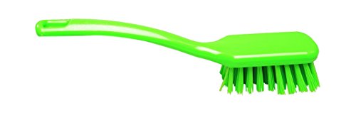 Maya Professional Tools 10203-5 Kurze Mehrzweck-Stielbürste, harte Borsten, FBK/Lebensmittelhygiene, 270 mm x 47 mm, Grün von Maya