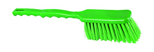 Maya Professional Tools 10233-5 Mehrzweck-Stielbürste mit breitem Kopfteil, harte Borsten, FBK/Lebensmittelhygiene, 410 mm x 55 mm, Grün von Maya