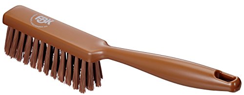 Maya Professional Tools 10252-12 Handfeger mittelharte Borsten, FBK/Lebensmittelhygiene, 340 mm x 35 mm, Braun von Maya